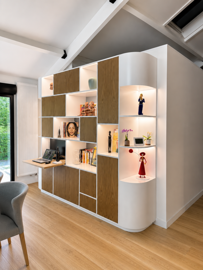 bibliothèque tablette bureau villiers